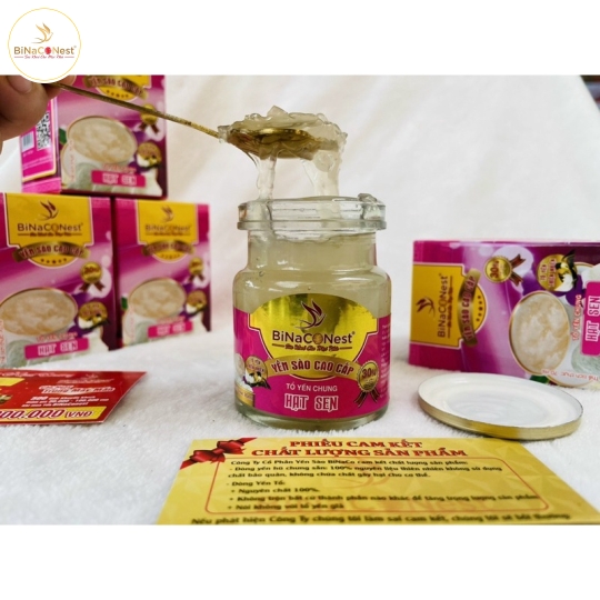 TỔ YẾN CHƯNG HẠT SEN 70ml