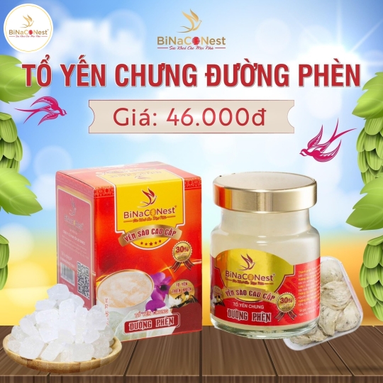TỔ YẾN CHƯNG ĐƯỜNG PHÈN 70ml