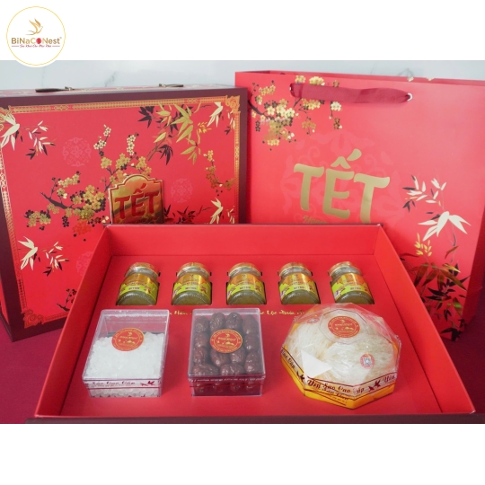 HỘP QUÀ TẾT MIX  YẾN THÔ TINH CHẾ 