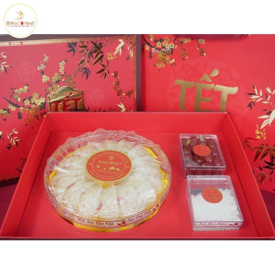 HỘP  QUÀ YẾN  THÔ TẶNG TẾT 2025  