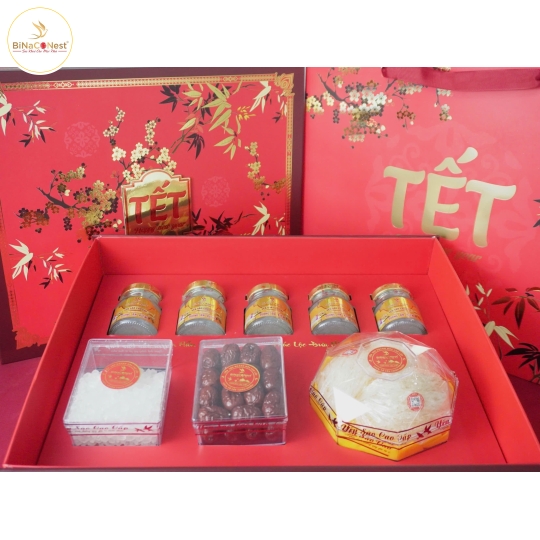 HỘP QUÀ TẾT MIX  YẾN THÔ TINH CHẾ 